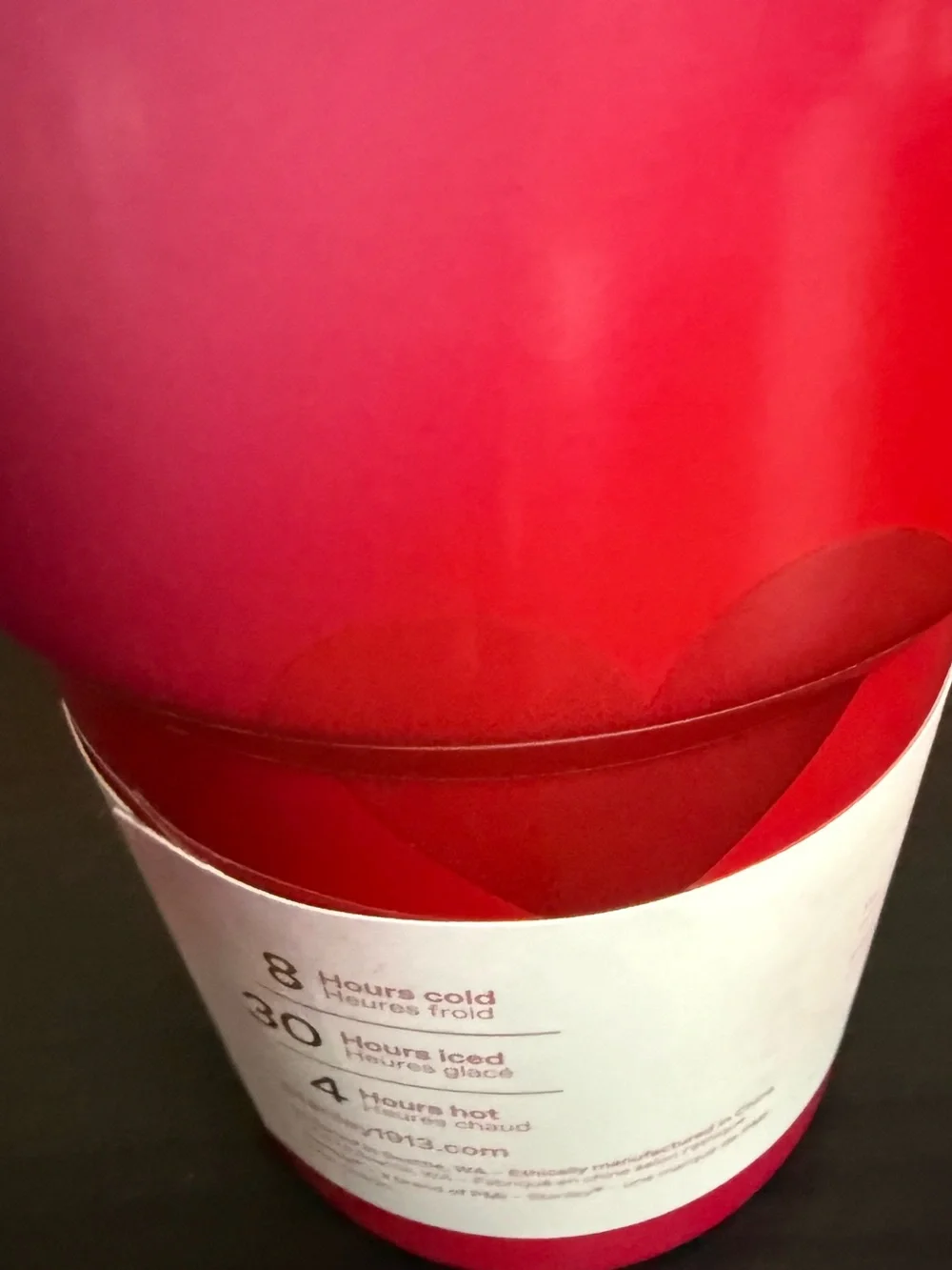 Stanley Quencher H2.O gradient Red Heart tumbler Travel Mug 20 oz - Picture 4 of 4